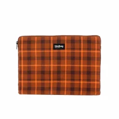 Housse D'Ordi Ava Tartan Camel Toffee