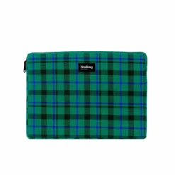 Housse D'Ordi Ava Tartan Green Garden