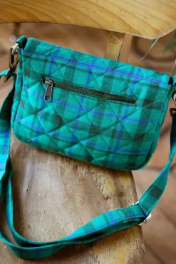 Sac À Main Matelasse Margault Tartan Vert Garden