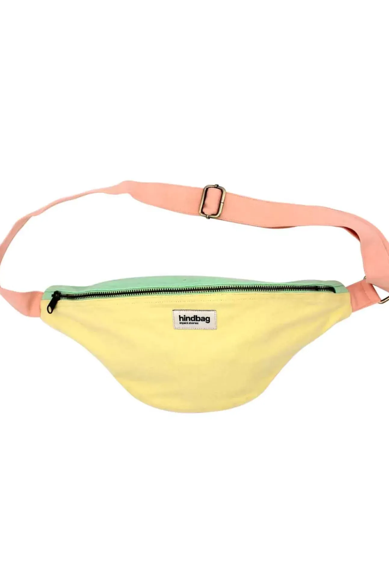 Sac Banane L Sasha Tricolore Citron Givre