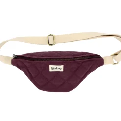 Sac Banane Matelasse Olivia Prune