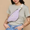 Sac Banane Matelasse Olivia Lilas