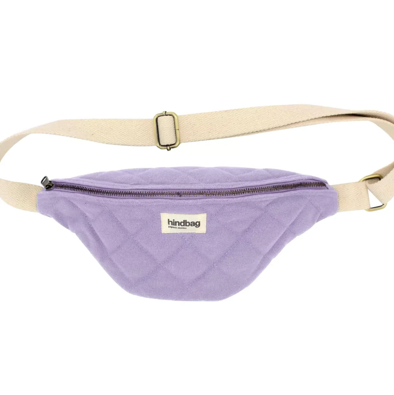 Sac Banane Matelasse Olivia Lilas