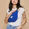 Sac Banane Matelasse Olivia Bleu Electrique