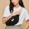 Sac Banane Matelasse Olivia Noir