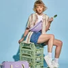 Sac Polochon Simon Lilas