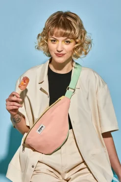 Sac Banane L Sasha Tricolore Peche Melba