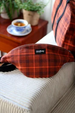 Sac Banane Olivia Tartan Camel Toffee